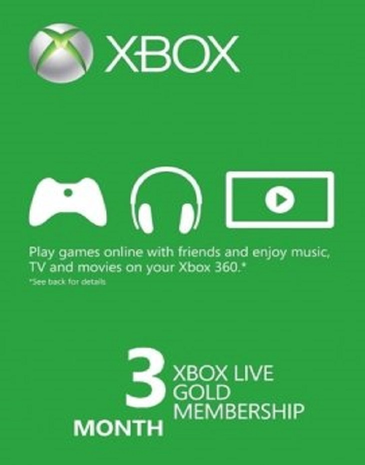3 Meses Xbox Live