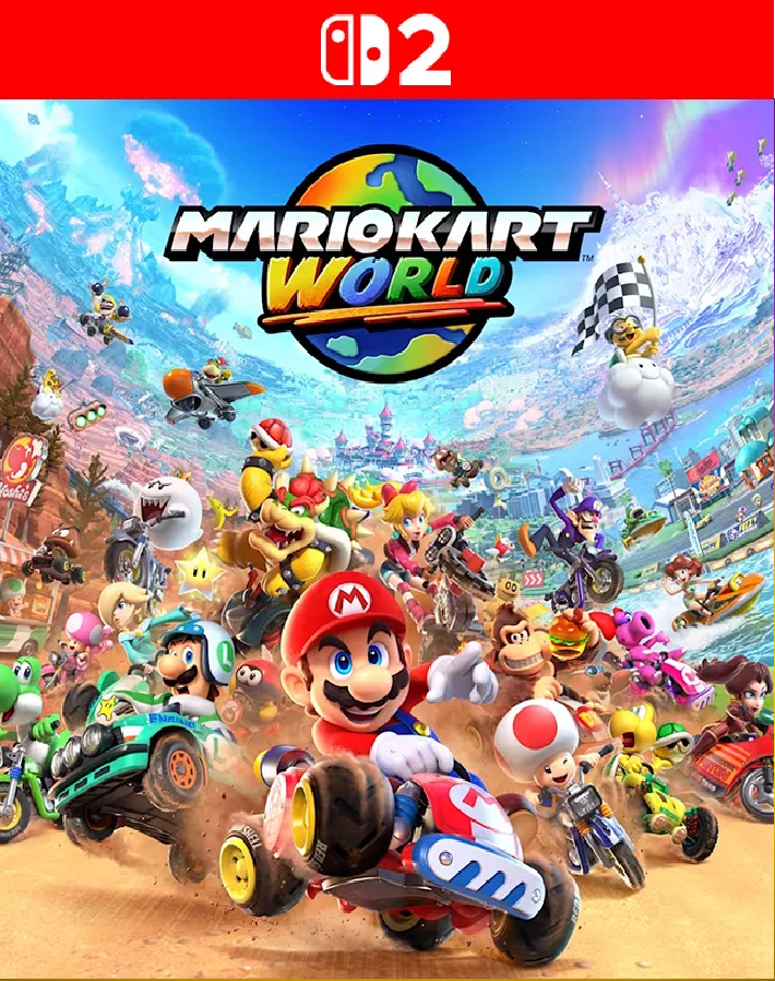Mario Kart World - Nintendo Switch 2 Cuenta Secundaria